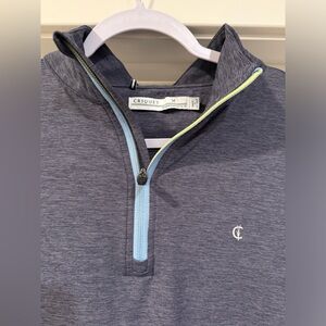 Criquet Performance Quarter Zip Pullover sizeM